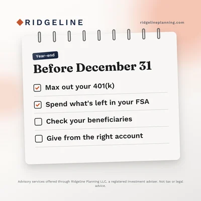 The same checklist on a notebook page